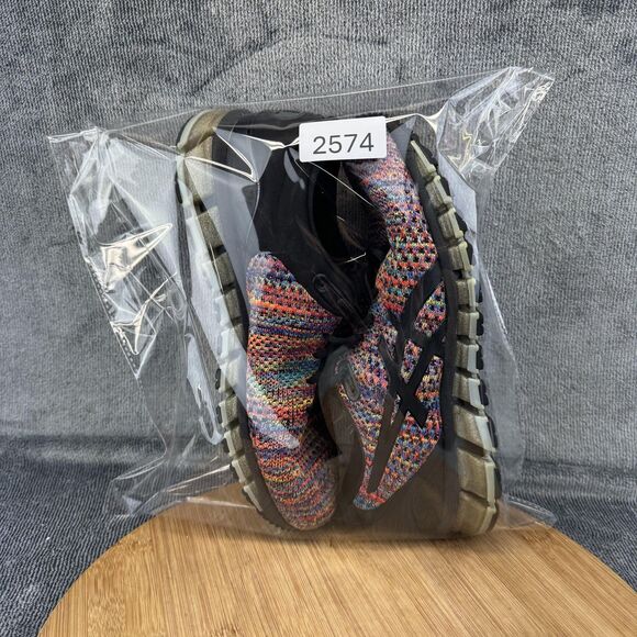 Asics Gel Quantum 360 Shoes Womens Size 9.5 Multicolor Knit Running Sneakers - Picture 11 of 11